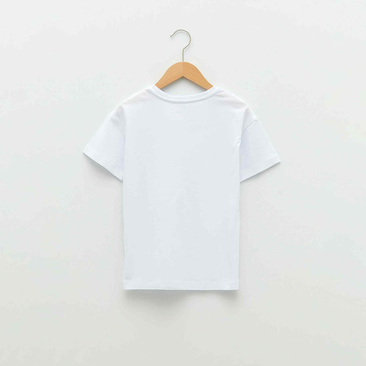 White T-Shirt for Boys with ARIZONA Print - IndusRobe