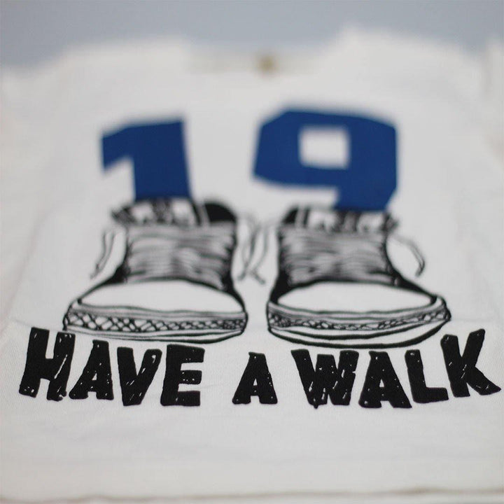 White have a Walk T-Shirt for Boys