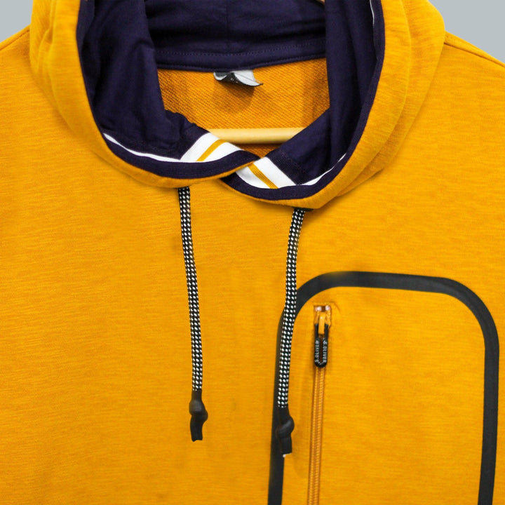 Yellow Gym Hoodies For Men (Terry)