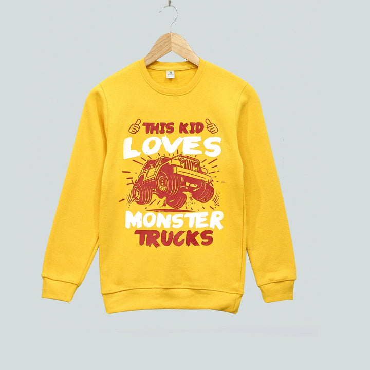 Yellow Sweatshirts for Boys (Fleece)