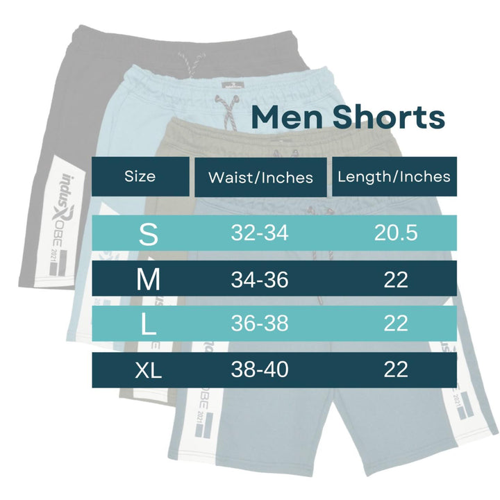 Zinc Paneled Shorts for Men - IndusRobe